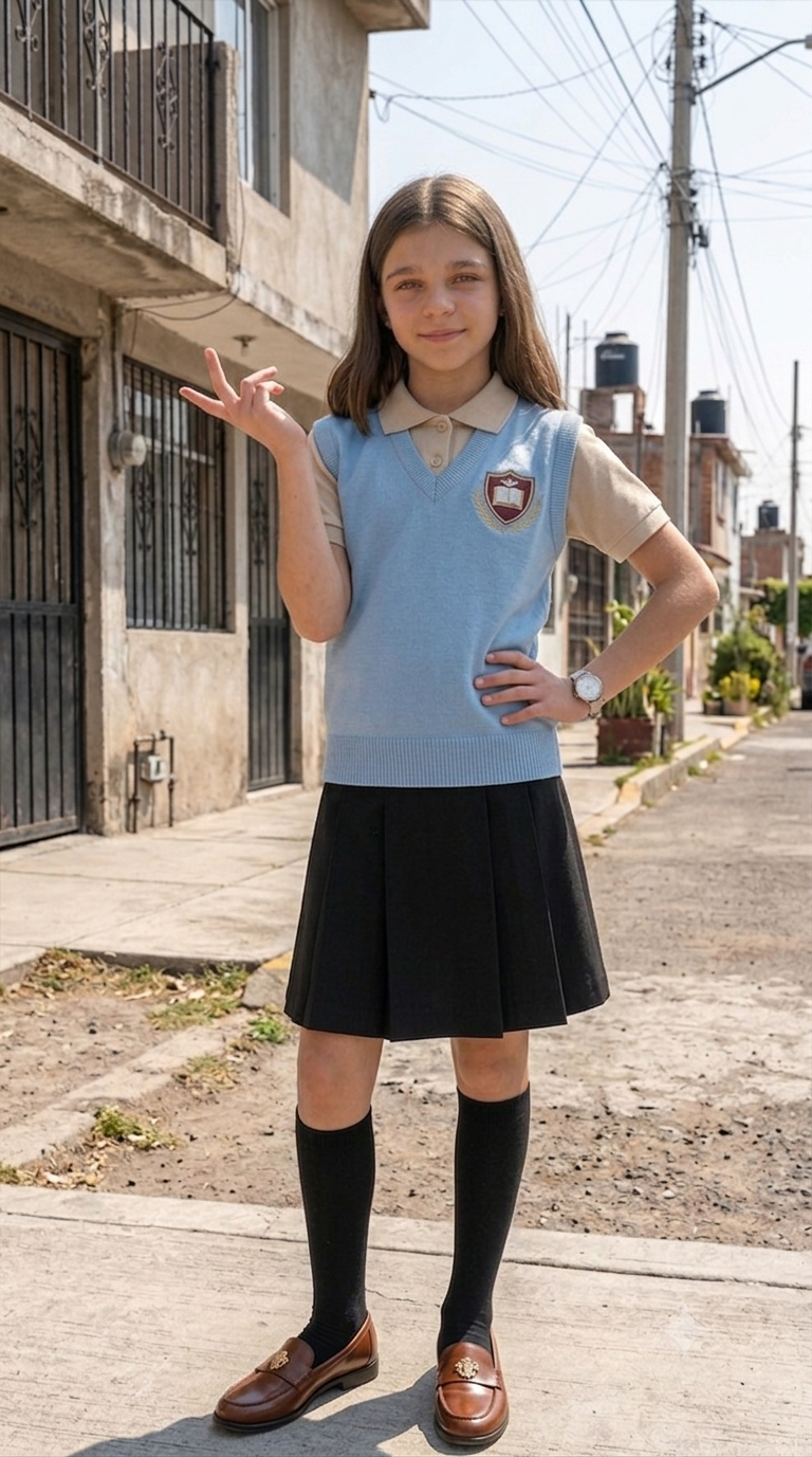 one girl